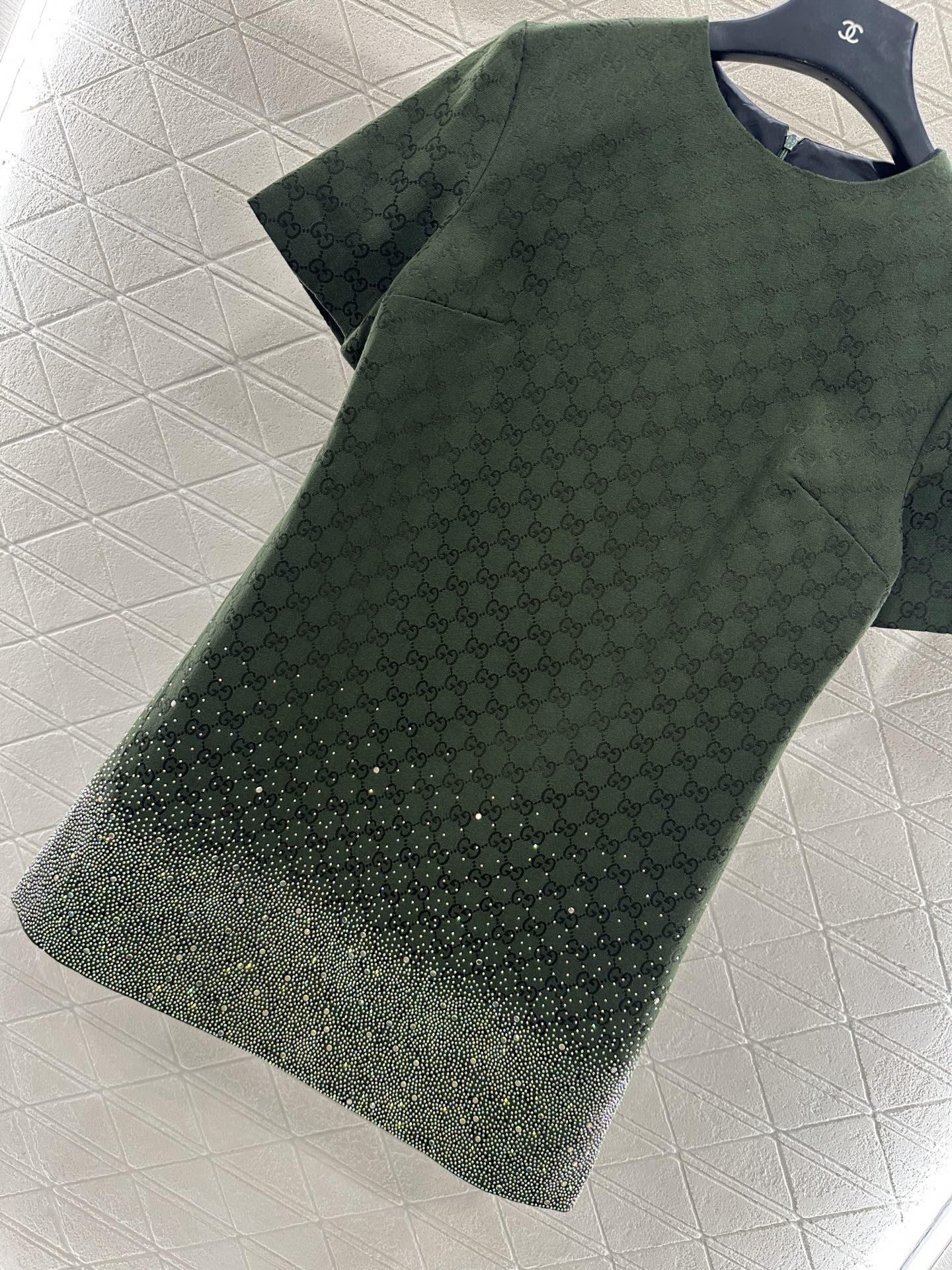 25fw new heavy hot diamond jacquard dress