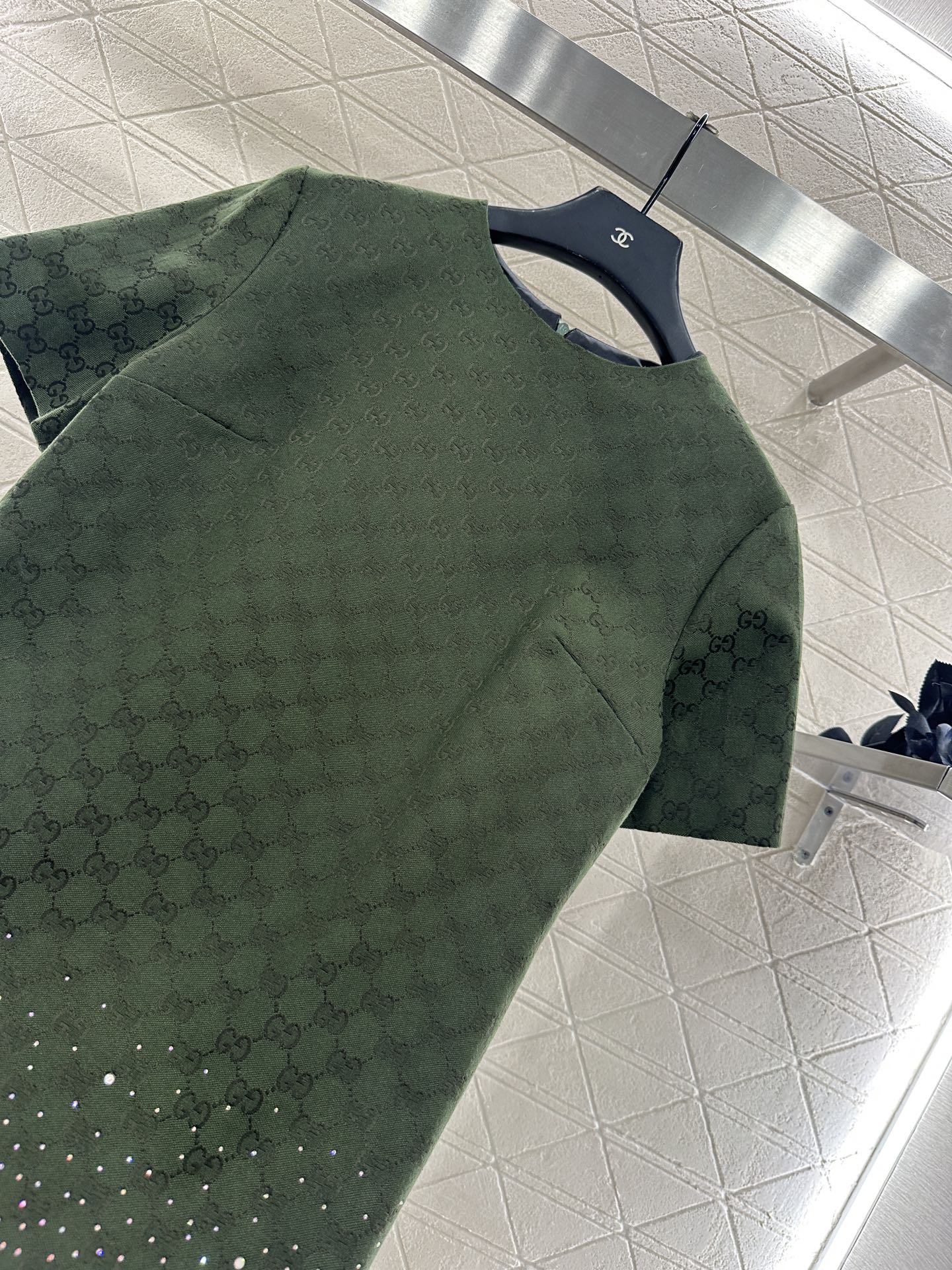 25fw new heavy hot diamond jacquard dress