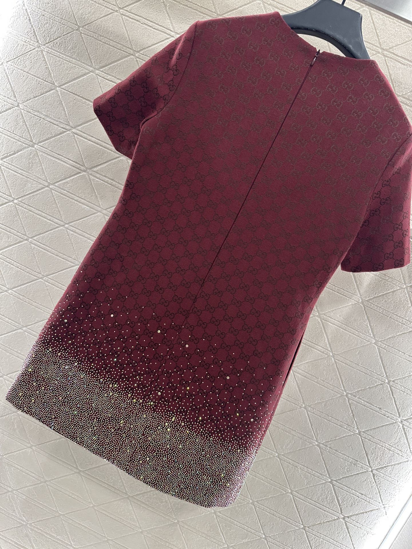 25fw new heavy hot diamond jacquard dress