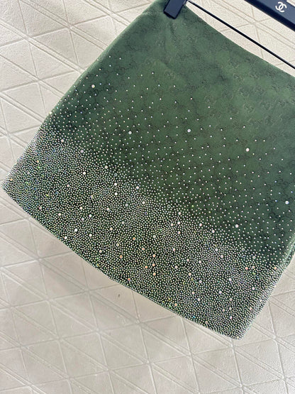 25fw new hot diamond cotton jacket and short skirt suit