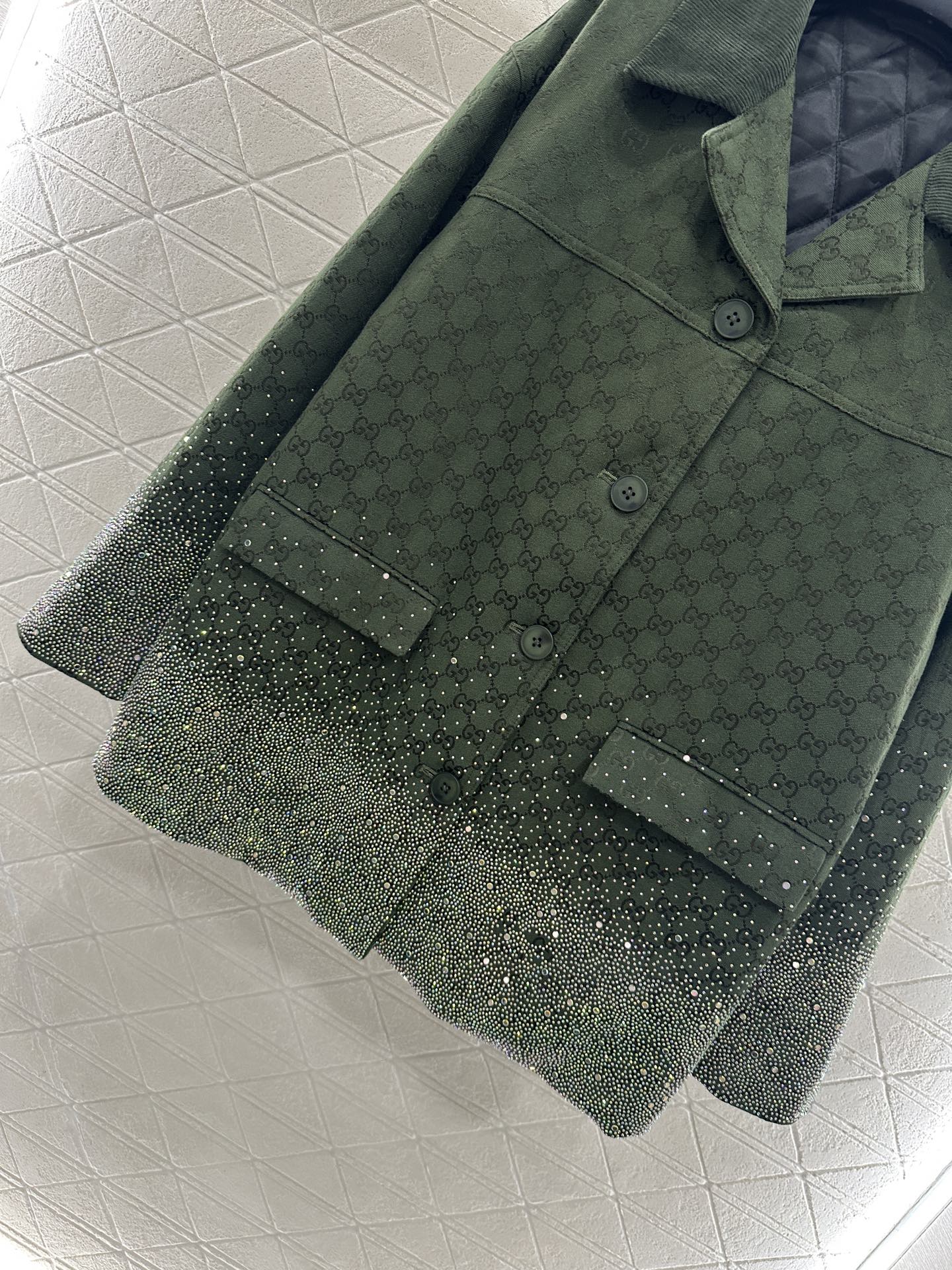 25fw new hot diamond cotton jacket and short skirt suit