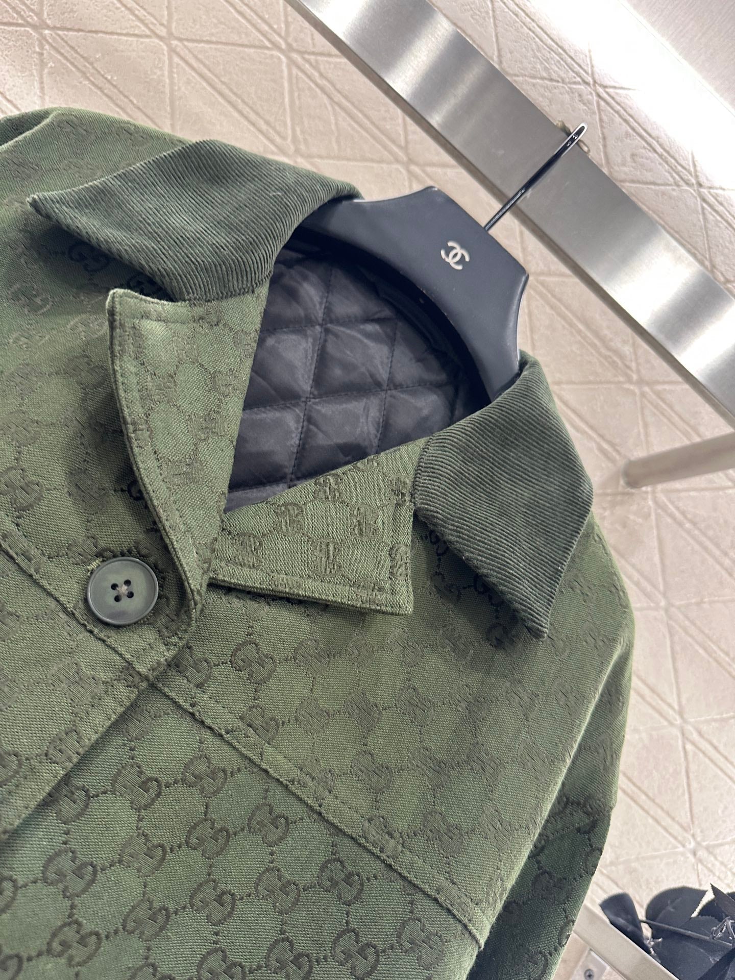 25fw new hot diamond cotton jacket and short skirt suit