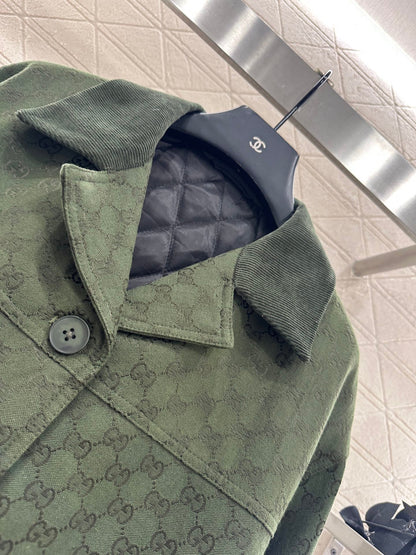 25fw new hot diamond cotton jacket and short skirt suit