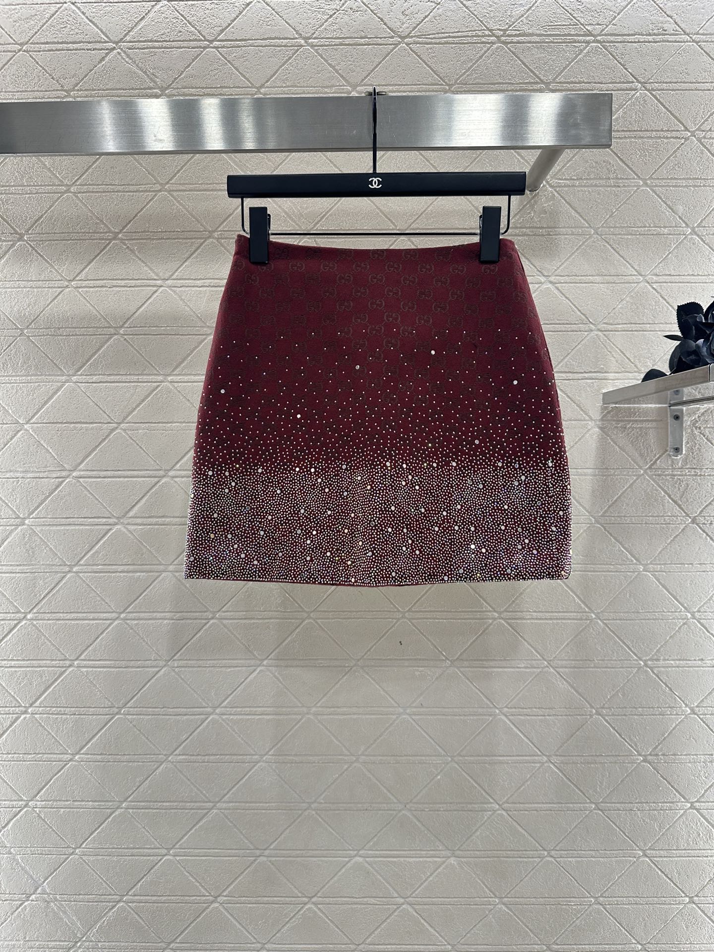 25fw new hot diamond cotton jacket and short skirt suit