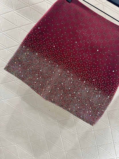 25fw new hot diamond cotton jacket and short skirt suit