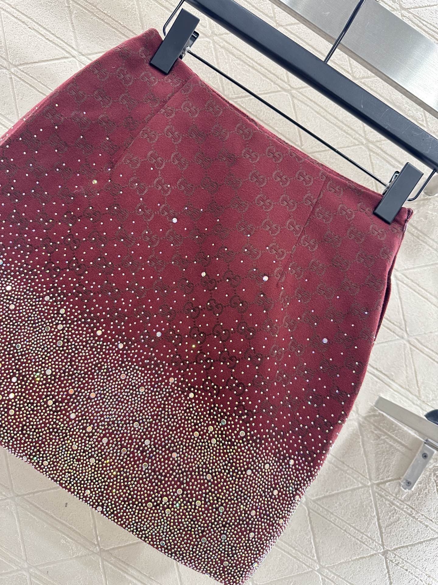 25fw new hot diamond cotton jacket and short skirt suit