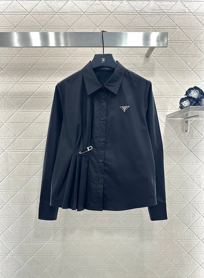 25fw new pin logo shirt