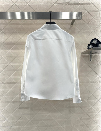 25fw new pin logo shirt