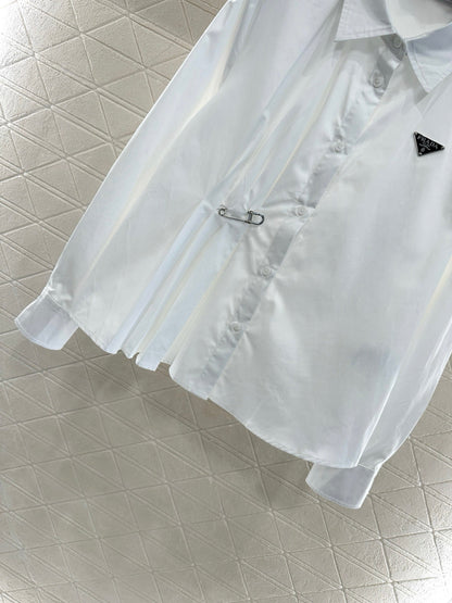 25fw new pin logo shirt