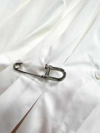 25fw new pin logo shirt