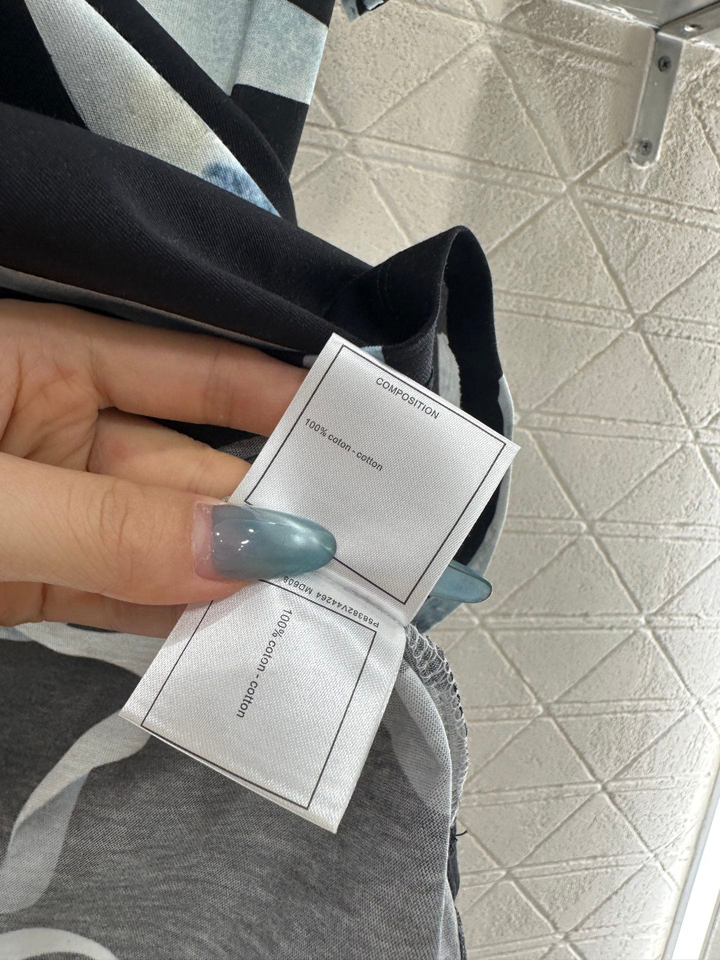 25fw new letter ribbon round neck T-shirt