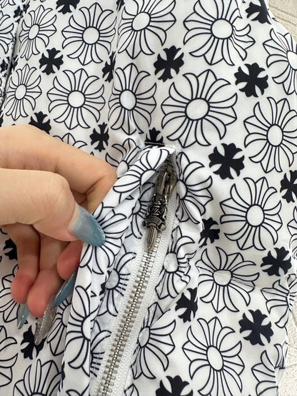 25fw new cross print cotton vest