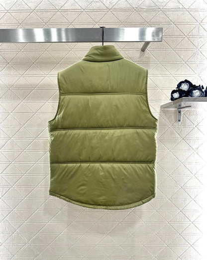 25fw new stand collar cotton vest