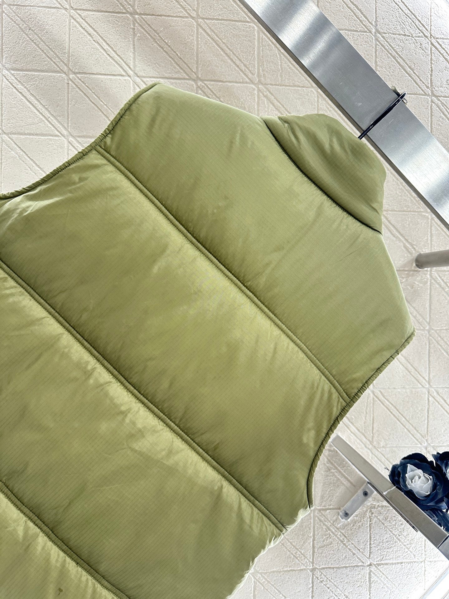 25fw new stand collar cotton vest