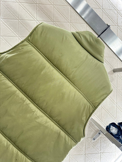 25fw new stand collar cotton vest