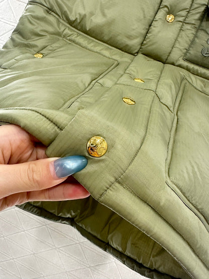 25fw new stand collar cotton vest