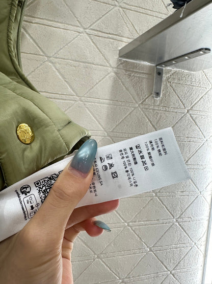 25fw new stand collar cotton vest