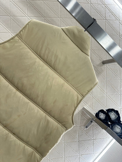 25fw new stand collar cotton vest