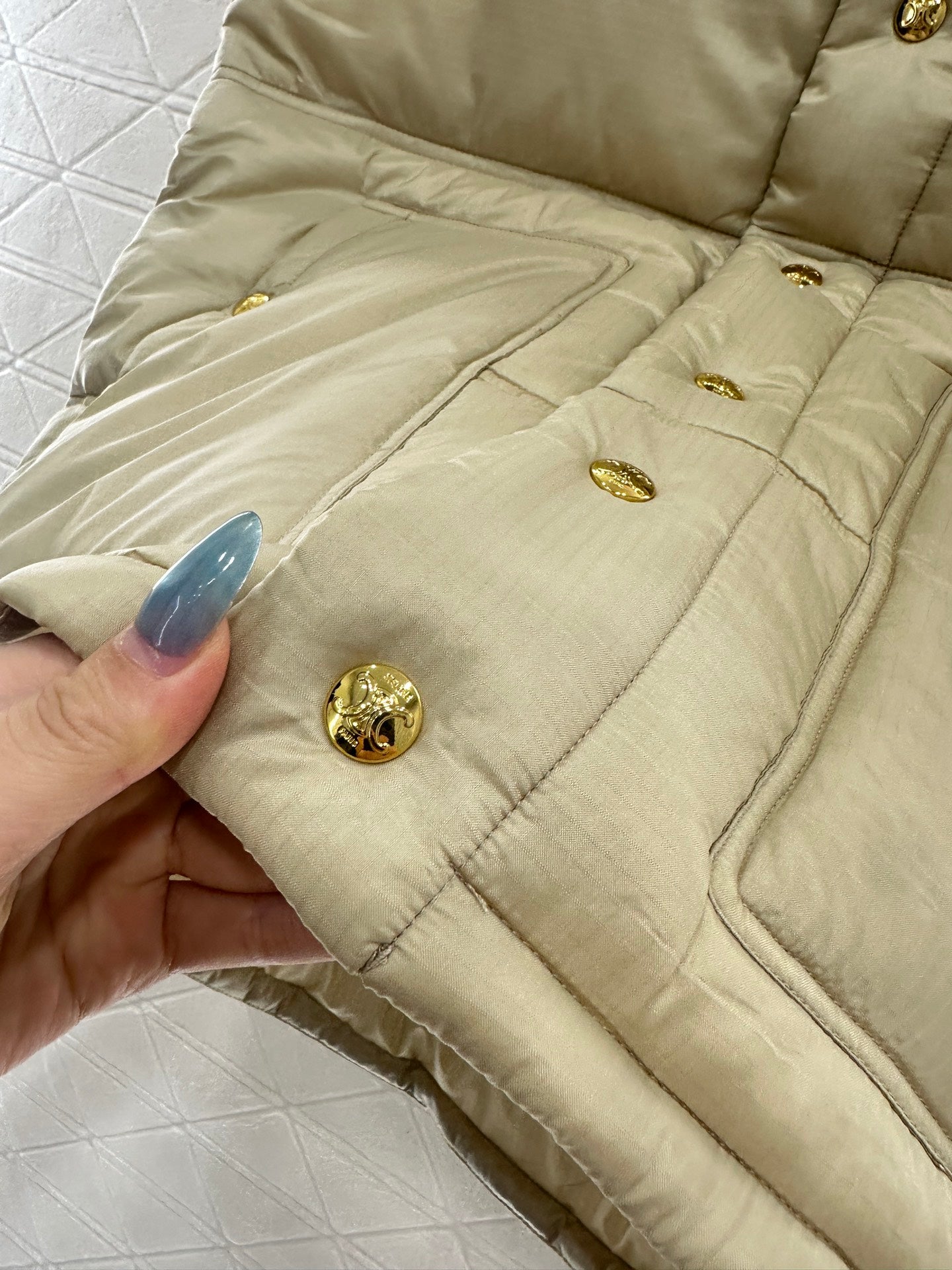 25fw new stand collar cotton vest