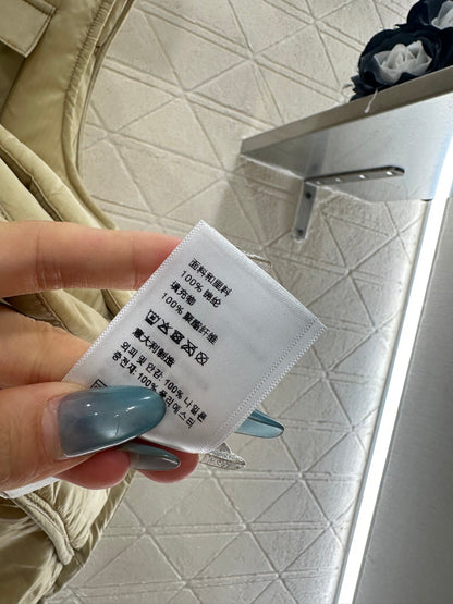 25fw new stand collar cotton vest