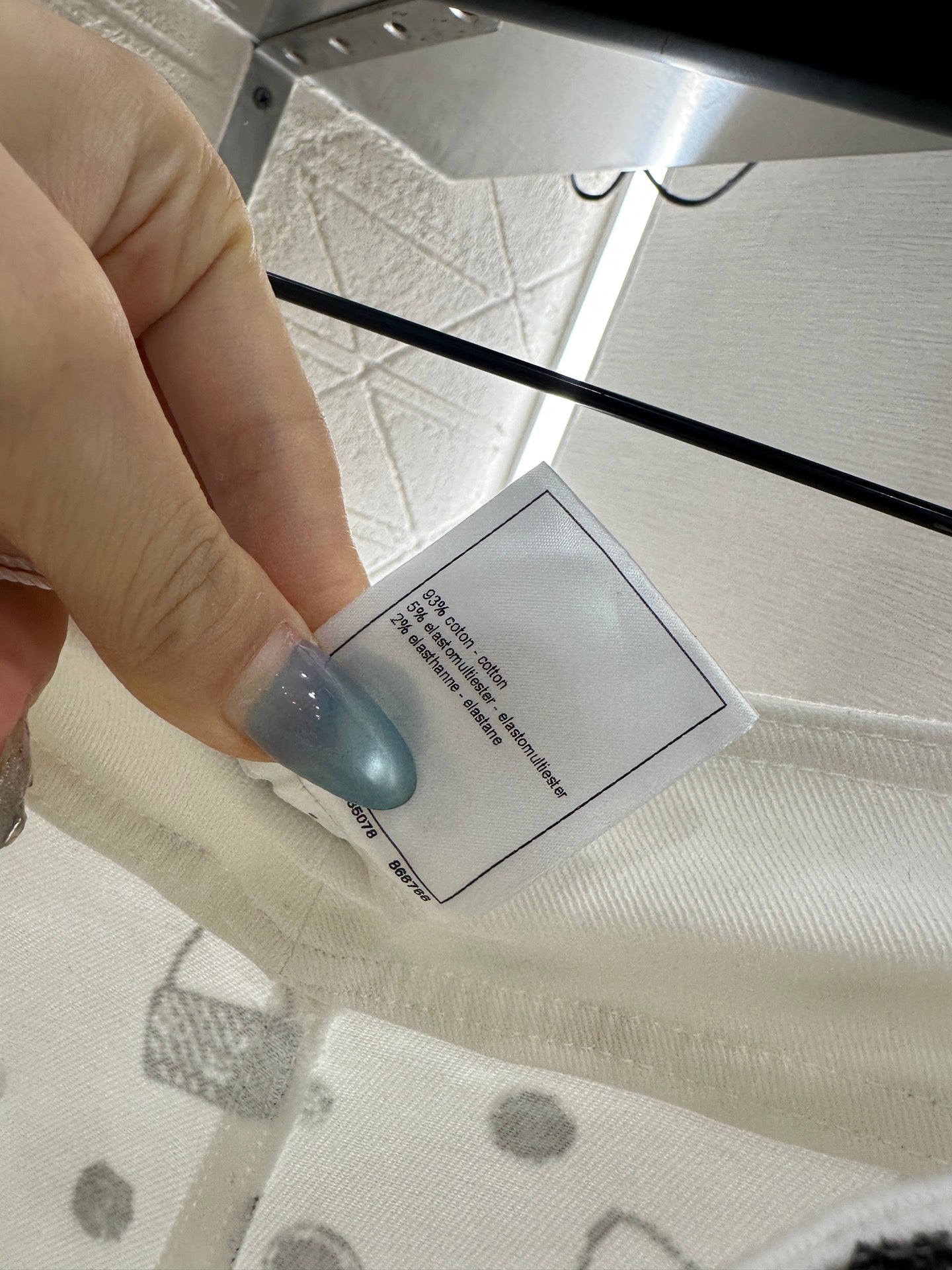 25fw new printed slim-fit trousers