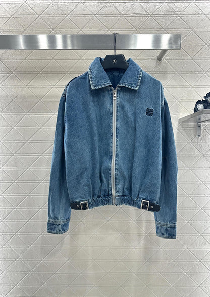 25fw new zipper denim jacket