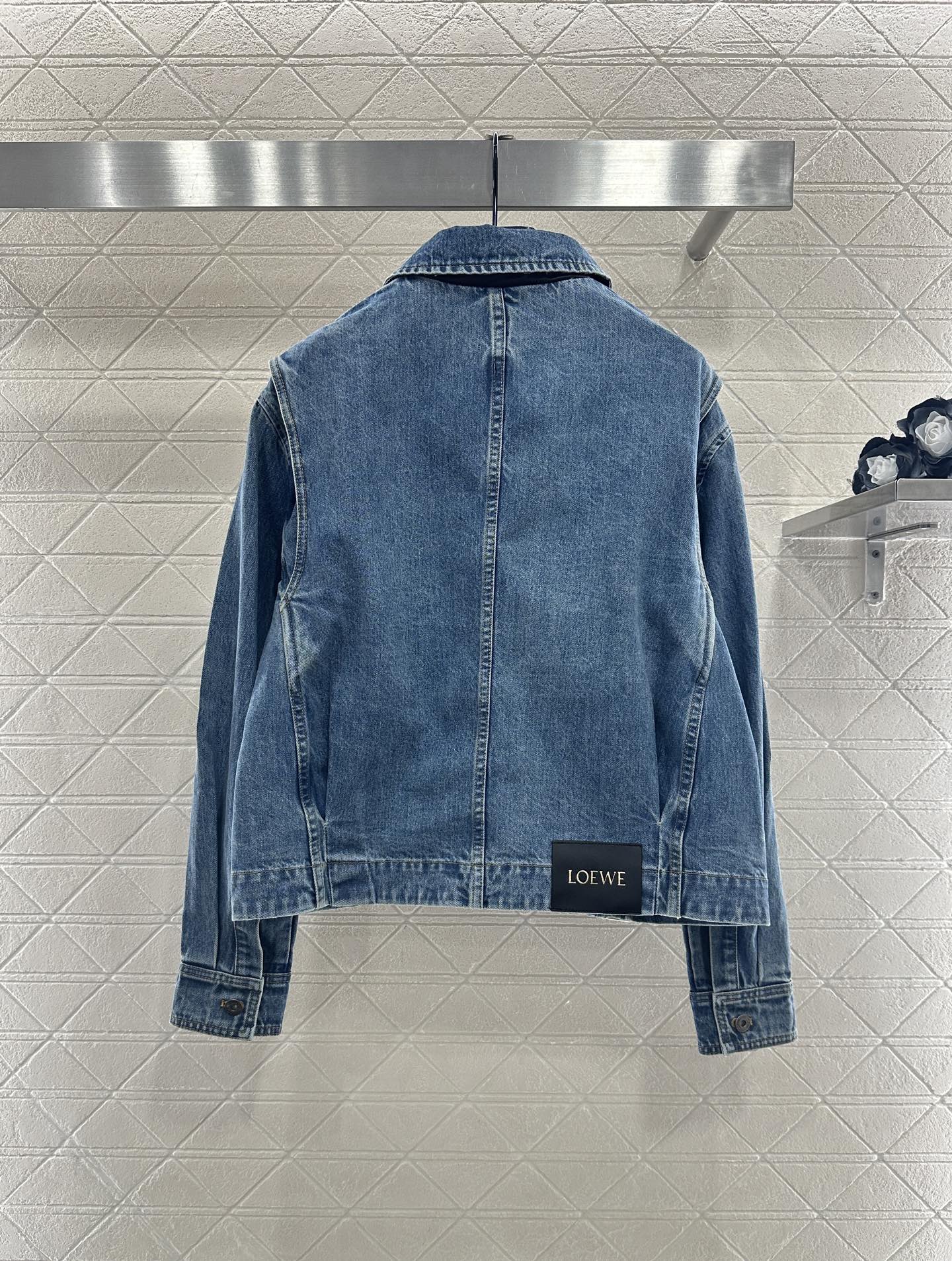25fw new zipper denim jacket