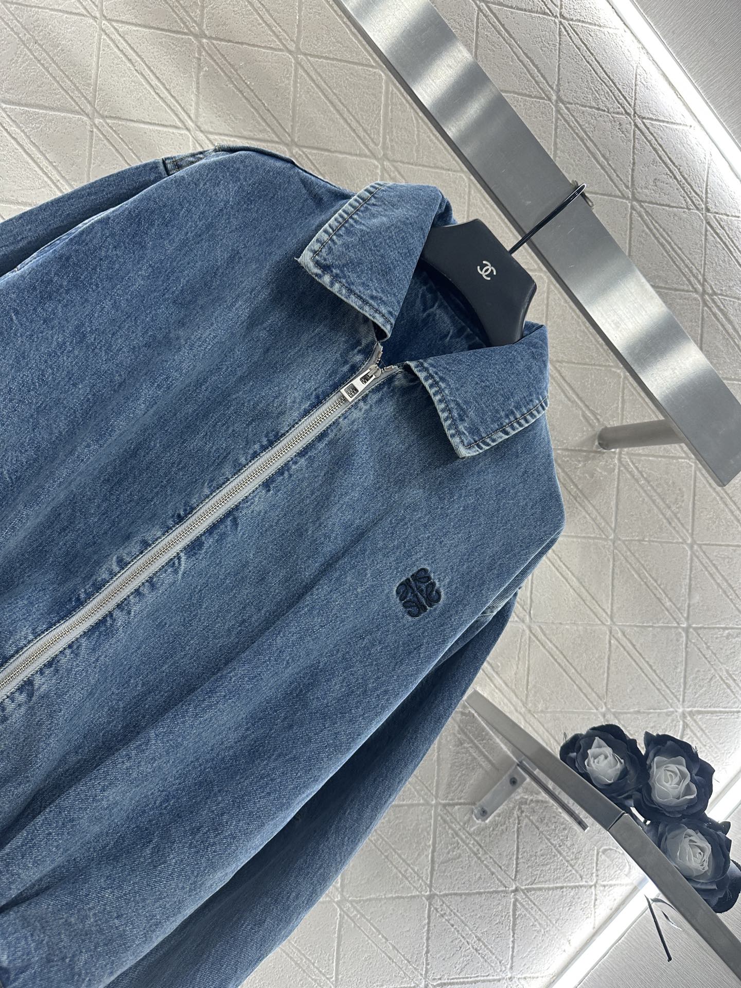 25fw new zipper denim jacket