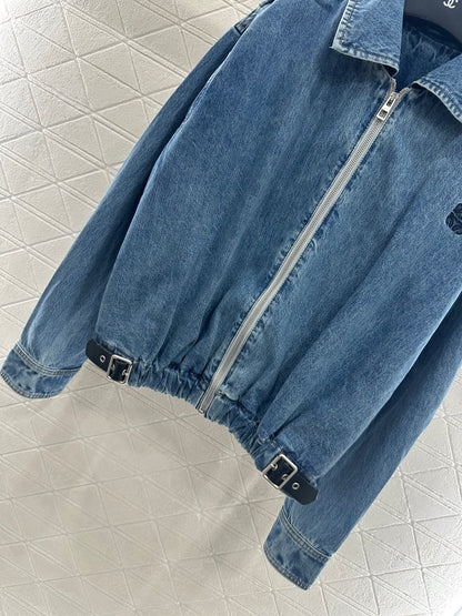 25fw new zipper denim jacket