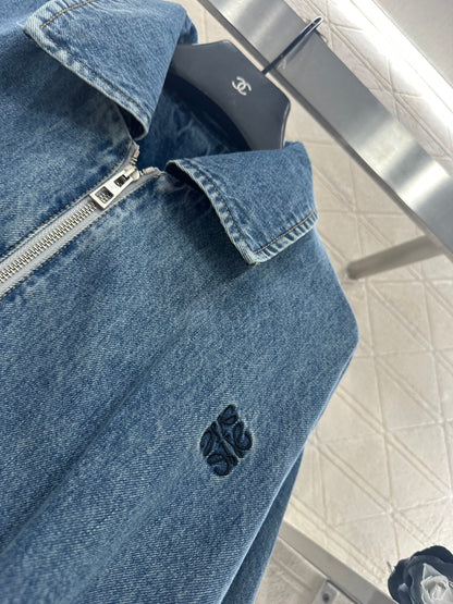 25fw new zipper denim jacket