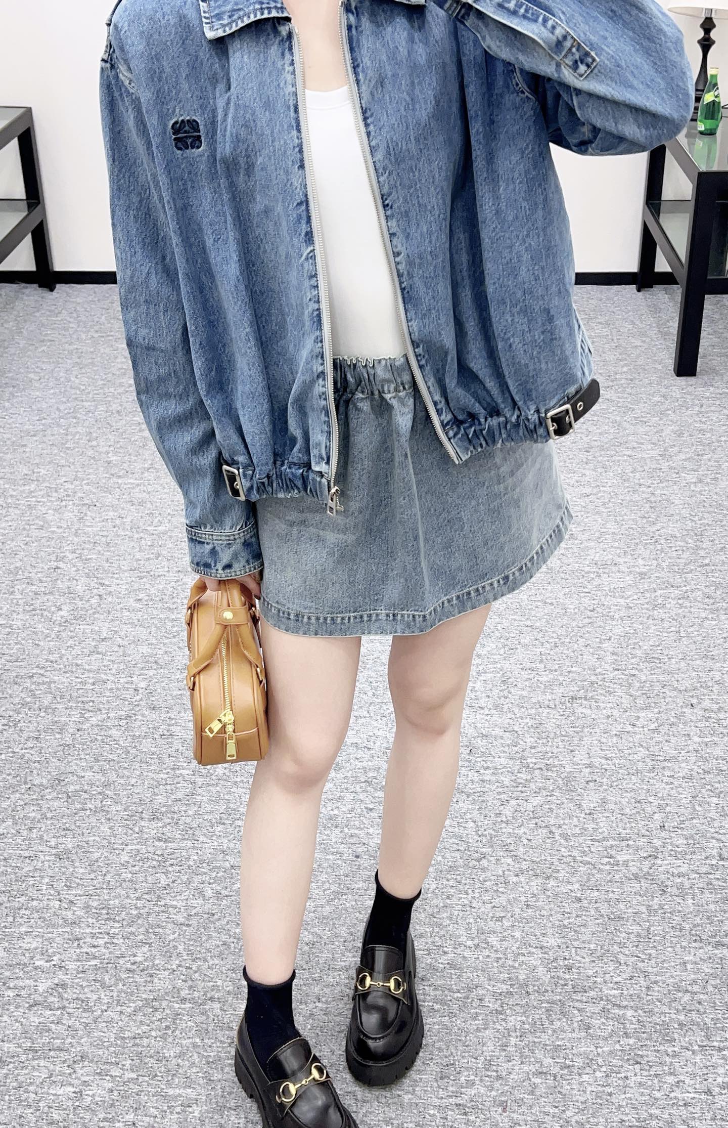 25fw new zipper denim jacket