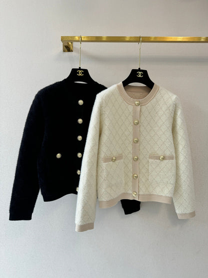 25fw new diamond wool knitted cardigan