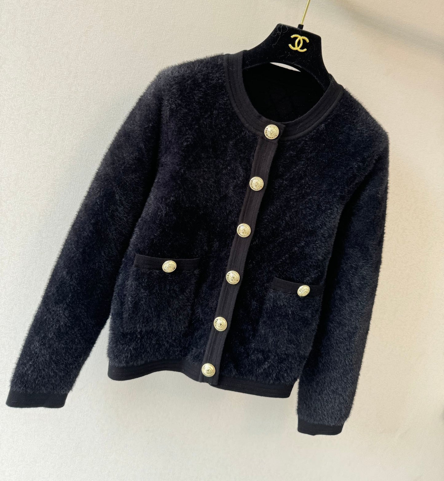 25fw new diamond wool knitted cardigan