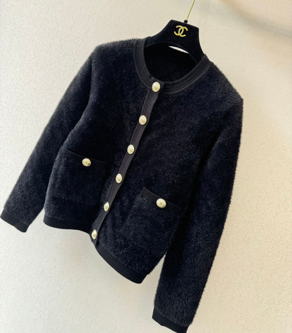 25fw new diamond wool knitted cardigan