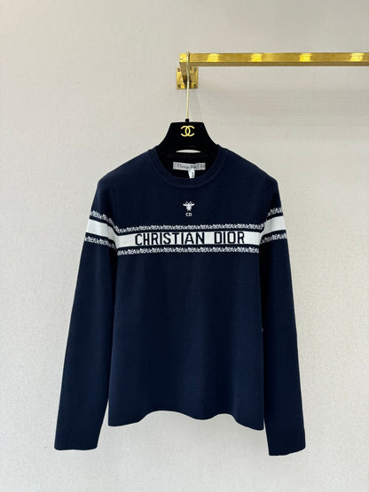 25fw new letter logo wool knitted long sleeve