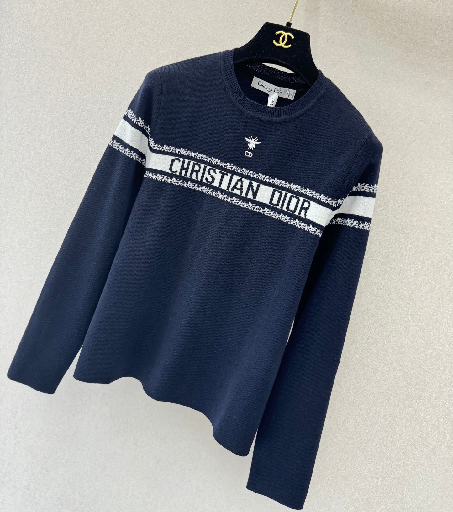 25fw new letter logo wool knitted long sleeve