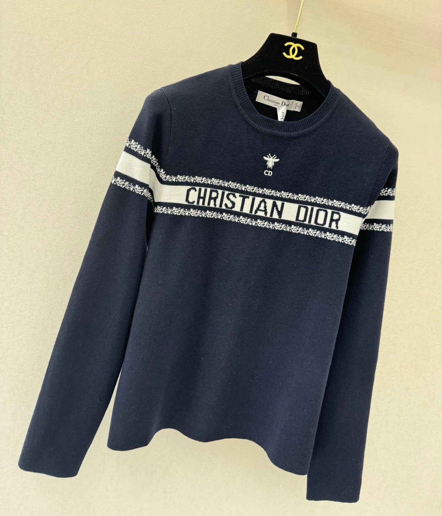 25fw new letter logo wool knitted long sleeve