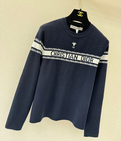 25fw new letter logo wool knitted long sleeve