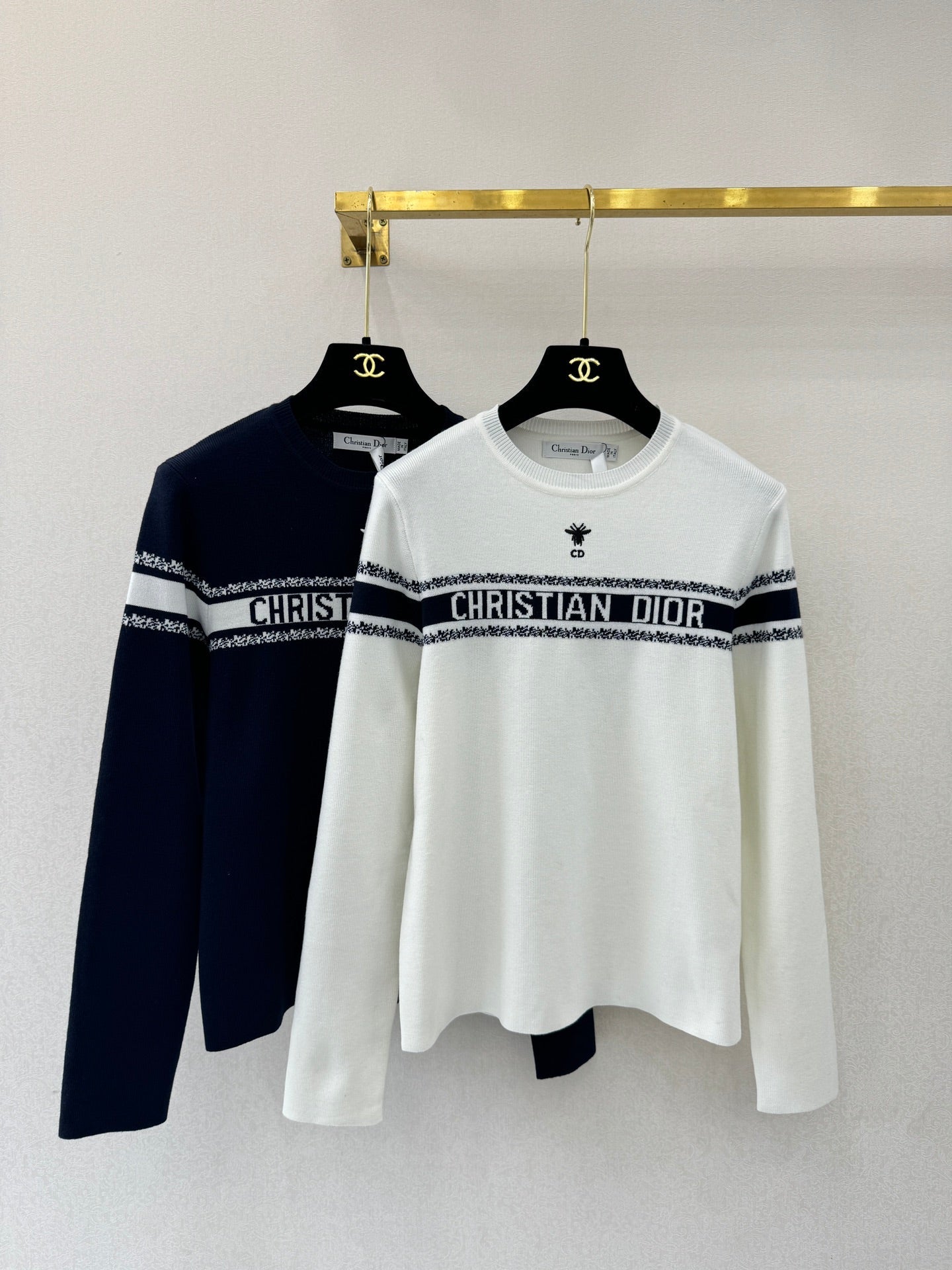 25fw new letter logo wool knitted long sleeve