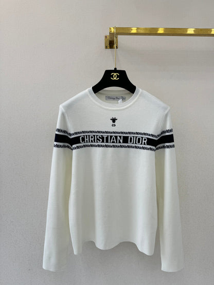 25fw new letter logo wool knitted long sleeve
