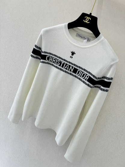 25fw new letter logo wool knitted long sleeve