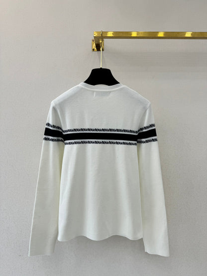 25fw new letter logo wool knitted long sleeve