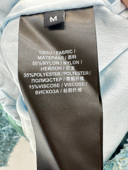 25fw new woven tweed round neck jacket