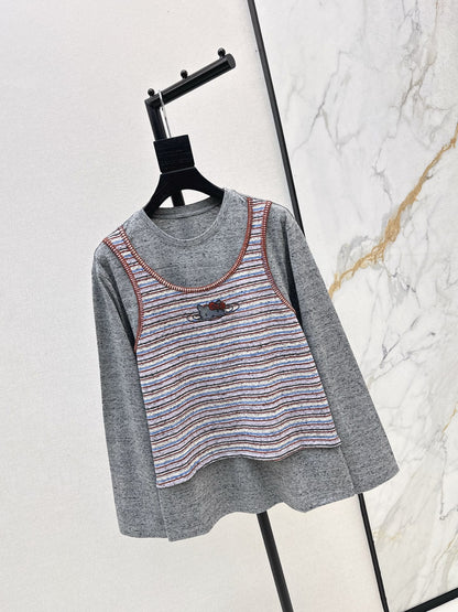 25fw new fake two-piece long sleeve