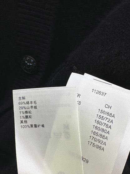 25fw new classic monogram hollow cardigan