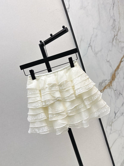 25fw new lace cake skirt