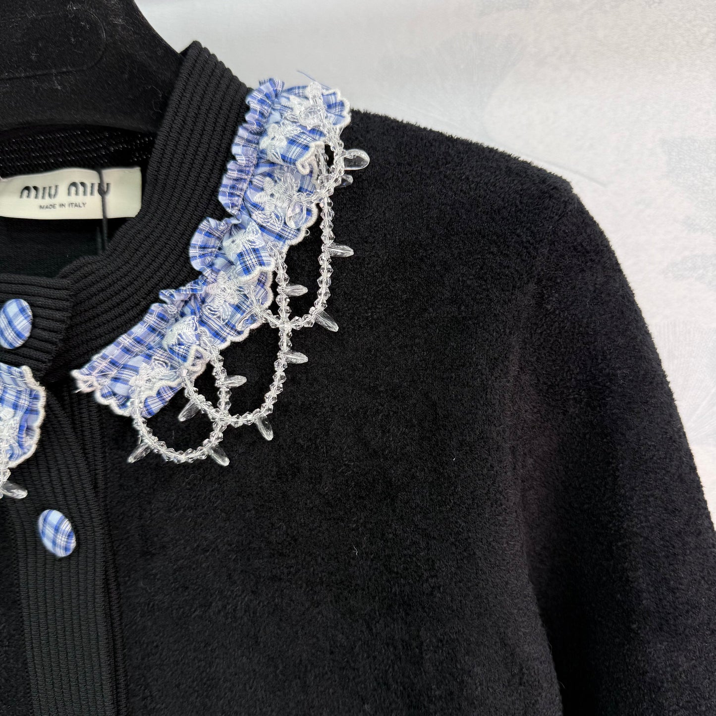 25fw new round neck knitted cardigan