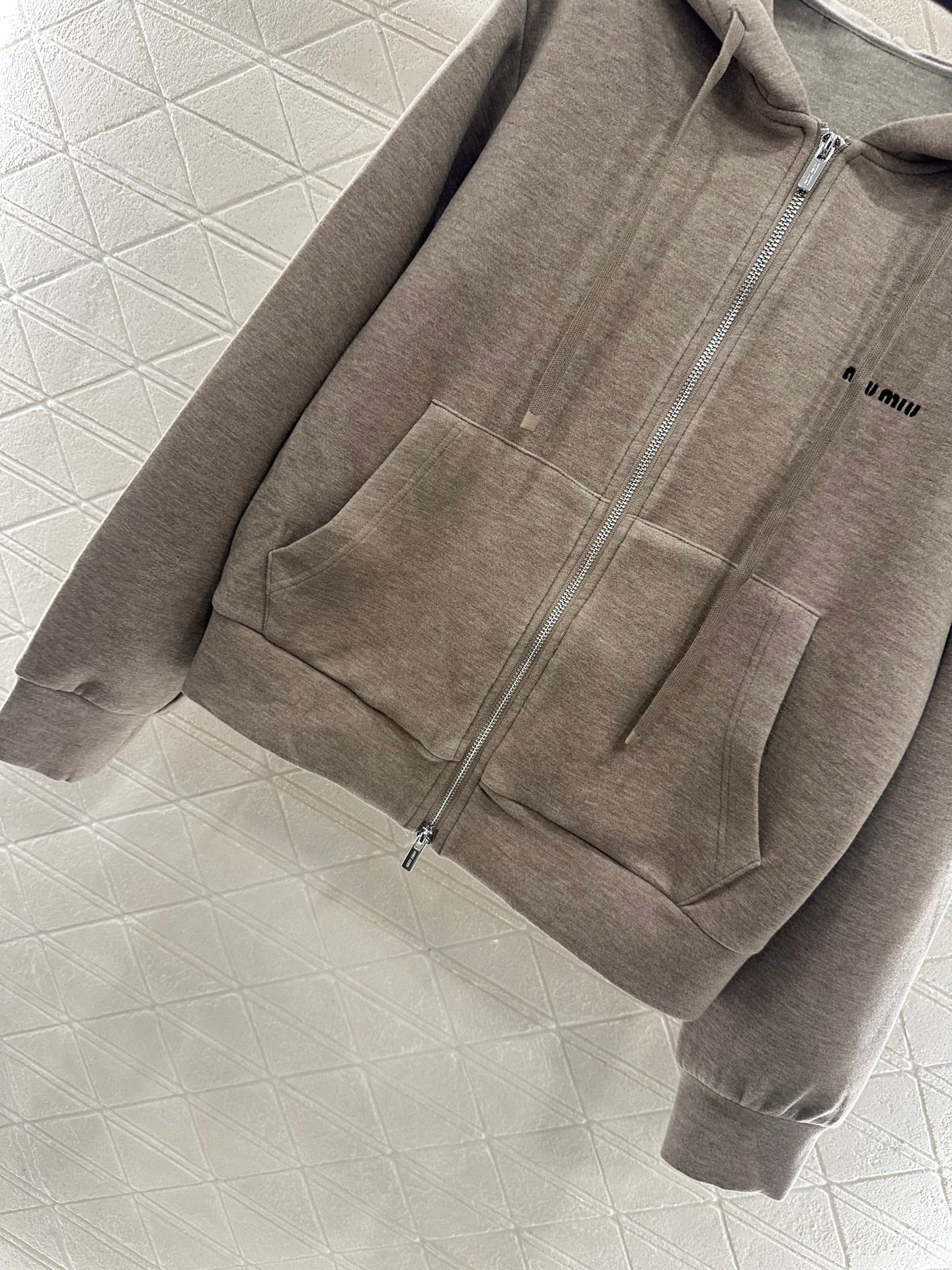 25fw new hooded zipper jacket with short skirt suit