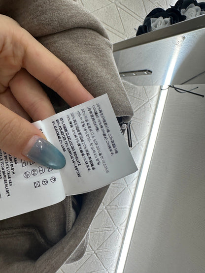 25fw new hooded zipper jacket with short skirt suit