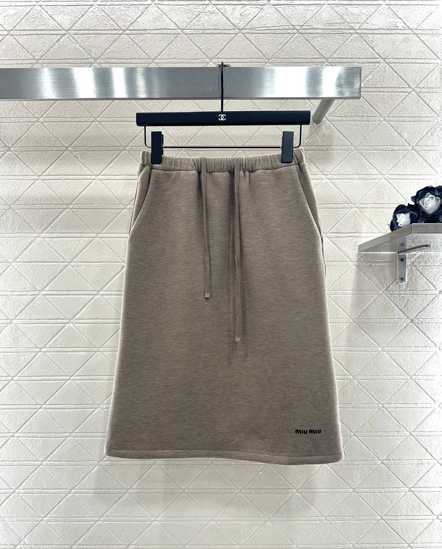 25fw new hooded zipper jacket with short skirt suit